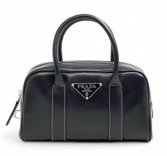 Сумка Prada женский кожа черный 130749