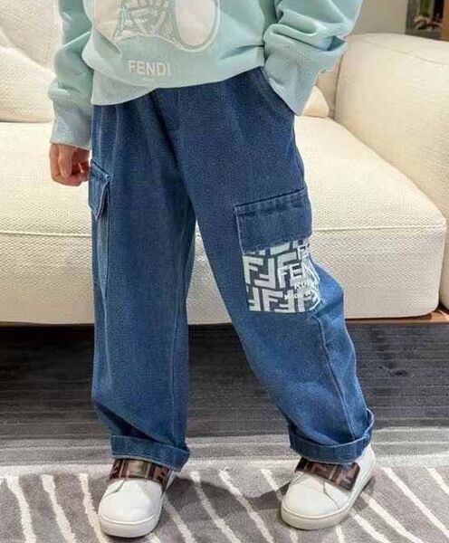 Детские джинсы Fendi джинса синий 174591