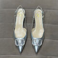 Туфли Valentino женский кожа графитовый 121291-3