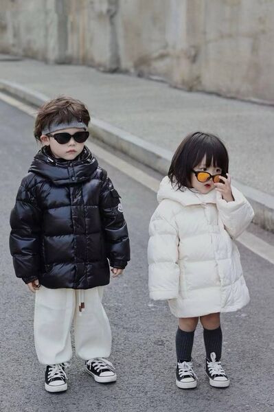 Детский пуховик Moncler черный 176709-3