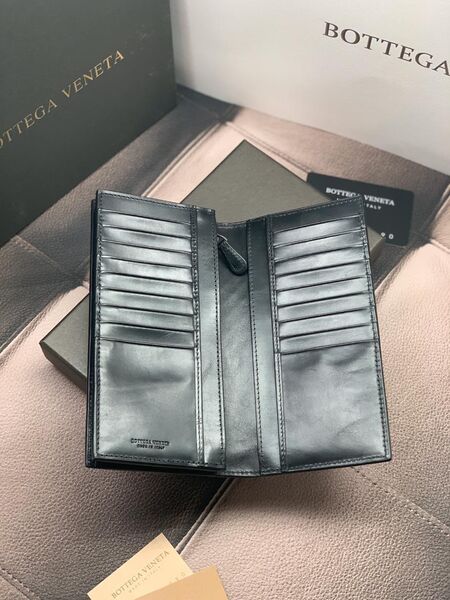 Портмоне Bottega Veneta мужской кожа черный 61861-2