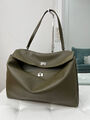Сумка Balenciaga Rodeo женский кожа болотный 152937-3