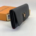 Кошелек Louis Vuitton женский кожа черный 100878-2