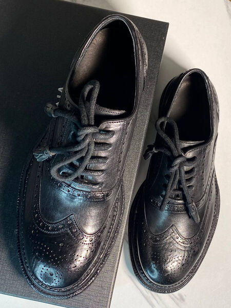 Мужские туфли Dolce & Gabbana мужской кожа черный 169493-8