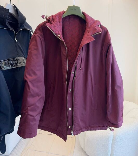 Куртка Gucci женский бордовый 156581-4