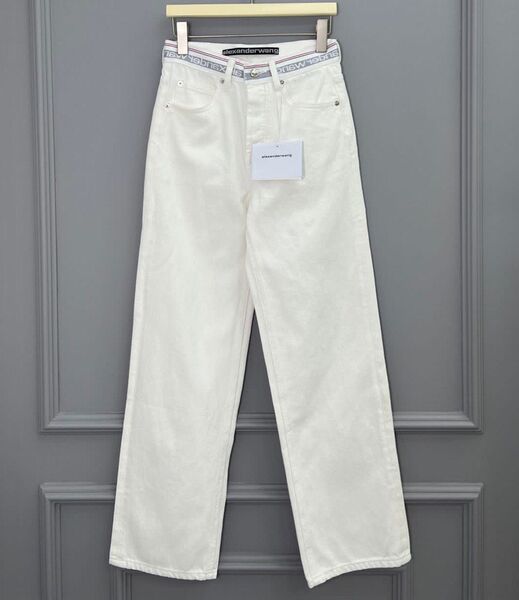 Джинсы Alexander Wang женский джинса молочный 101688