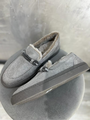 Лоферы Brunello Cucinelli женский замша графитовый 39778-2