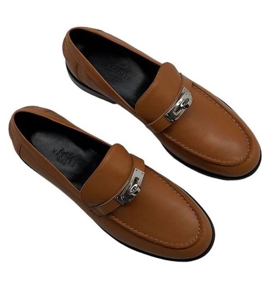 Лоферы Hermès женский кожа 40294-4