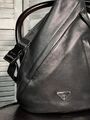Мужской рюкзак Prada мужской кожа черный 53372-5