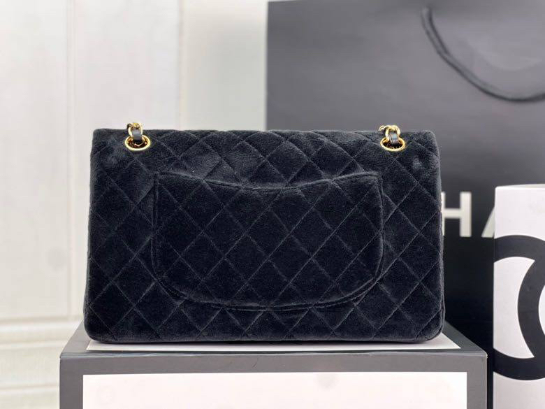Сумка Chanel 2.55 женский замша черный 129076-5