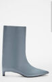 Сапоги Jil Sander женский кожа графитовый 127522-4