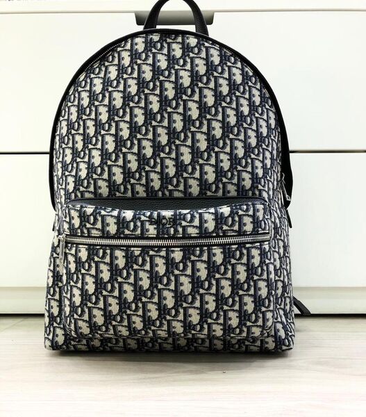 Рюкзак Christian Dior женский ткань черный 65032-2