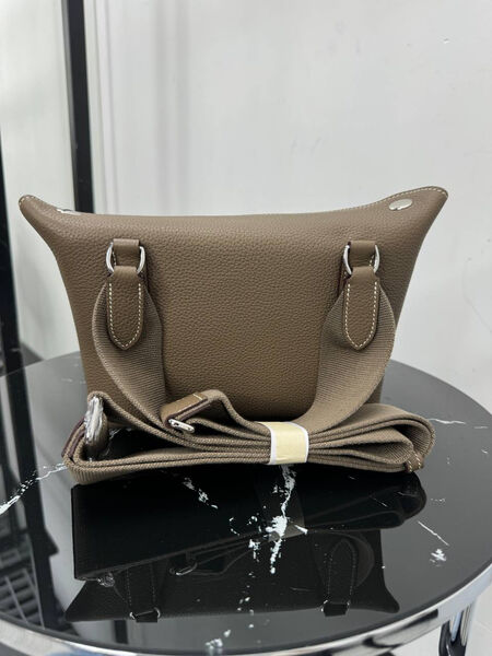 Мужская сумка мессенджер Hermès мужской кожа бежевый 195555-2