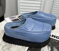 Ботинки Maison Margiela женский кожа swift серо-голубой 129440