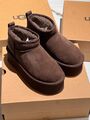 Угги Ugg Platform Mini женский замша 167685-4