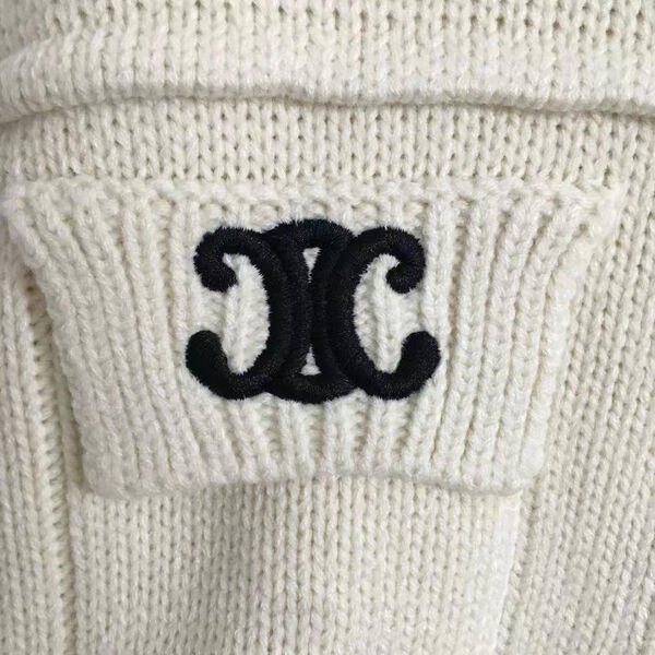 Кардиган Chanel женский вязаная ткань белый 163713-6