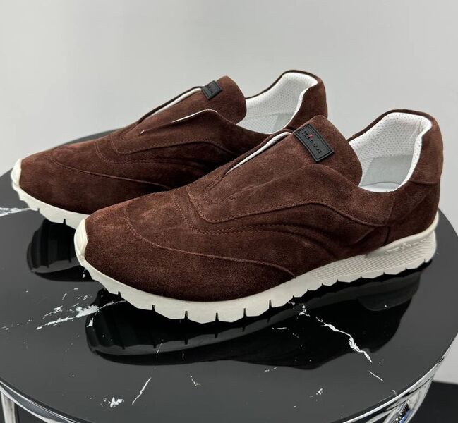Мужские кроссовки Kiton мужской замша 190601
