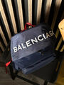 Мужской рюкзак Balenciaga мужской нейлон синий 145927-3