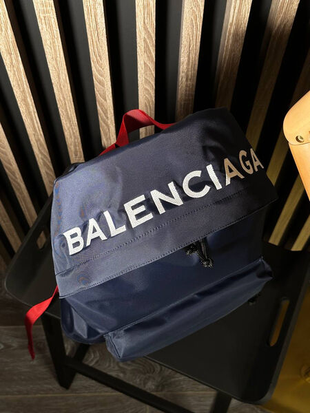 Мужской рюкзак Balenciaga мужской нейлон синий 145927-3