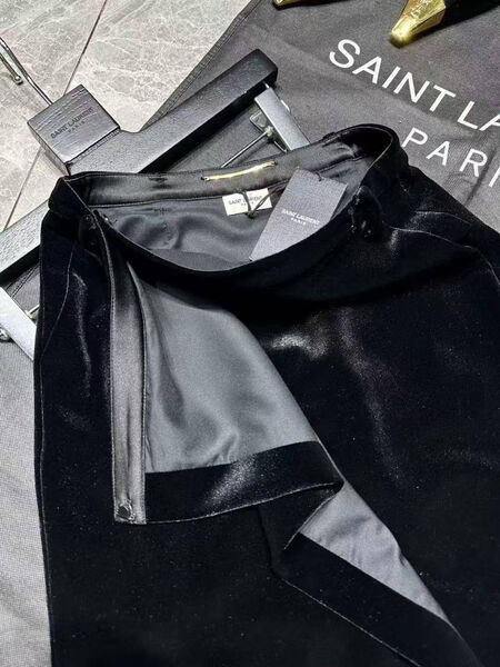 Юбка Saint Laurent женский черный 199043-2