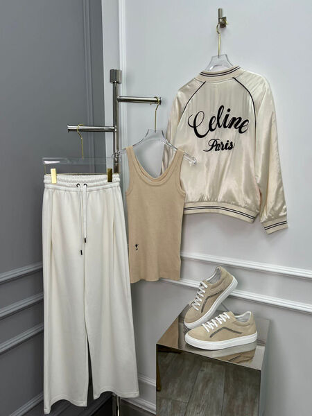 Бомбер Celine женский графитовый 123139-4