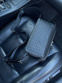Мужская сумка мессенджер Bottega Veneta мужской кожа синий 42927-2