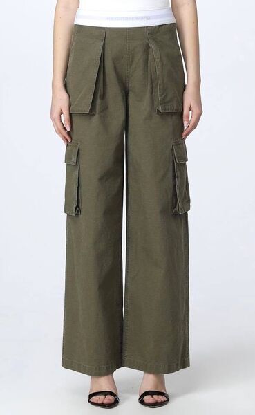 Брюки Alexander Wang женский болотный 110450-2
