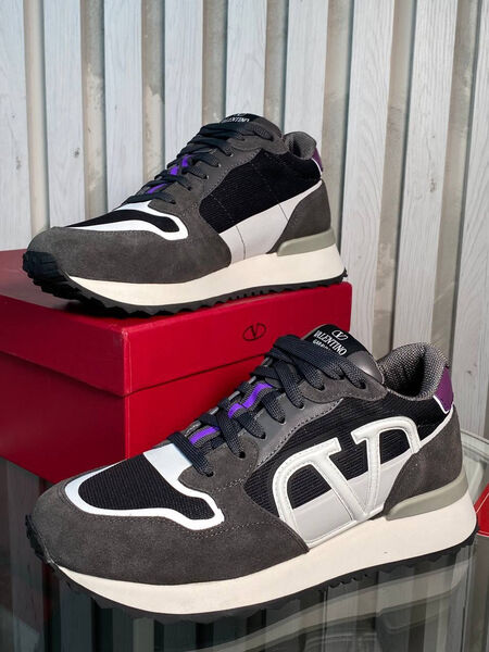 Мужские кроссовки Valentino мужской текстиль черный 145790-5