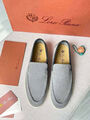Мужские лоферы Loro Piana мужской замша графитовый 146458-6