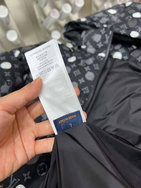 Мужской пуховик Louis Vuitton мужской черный 167533-5