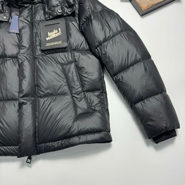 Мужской пуховик Louis Vuitton мужской черный 165934-5
