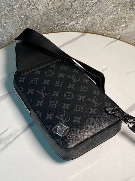 Мужская сумка слинг Louis Vuitton мужской кожа черный 180838-3