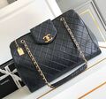 Сумка Chanel женский кожа черный 193592-1