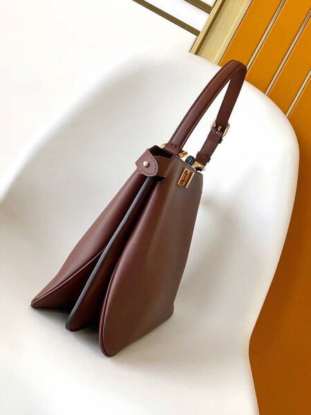 Сумка Fendi женский кожа бордовый 167736-3