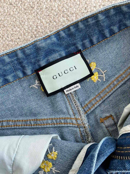 Юбка Gucci женский джинса синий 147634-6