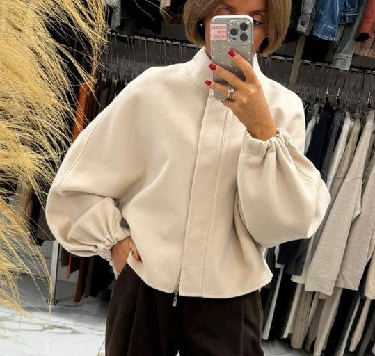 Бомбер Max Mara женский графитовый 162530
