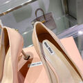 Туфли Miu Miu женский кожа бежевый 106927-7