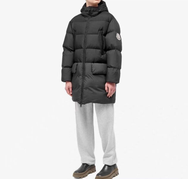 Мужской пуховик Moncler мужской черный 200587-2