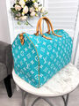 Сумка Louis Vuitton женский кожа бирюзовый 161959-2