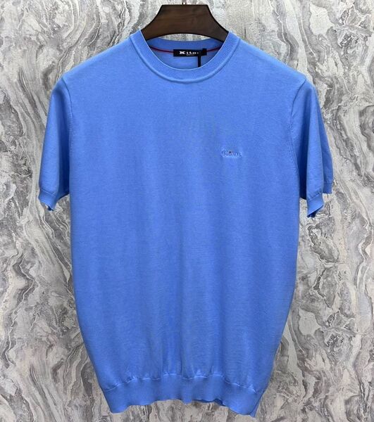 Мужская футболка Kiton мужской бирюзовый 112454