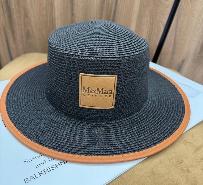 Шляпа Max Mara женский солома графитовый 184925