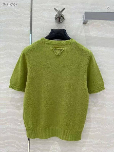 Футболка Prada женский болотный 178996-2