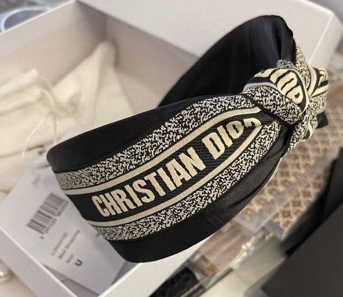 Повязка на голову Christian Dior женский черный 106857