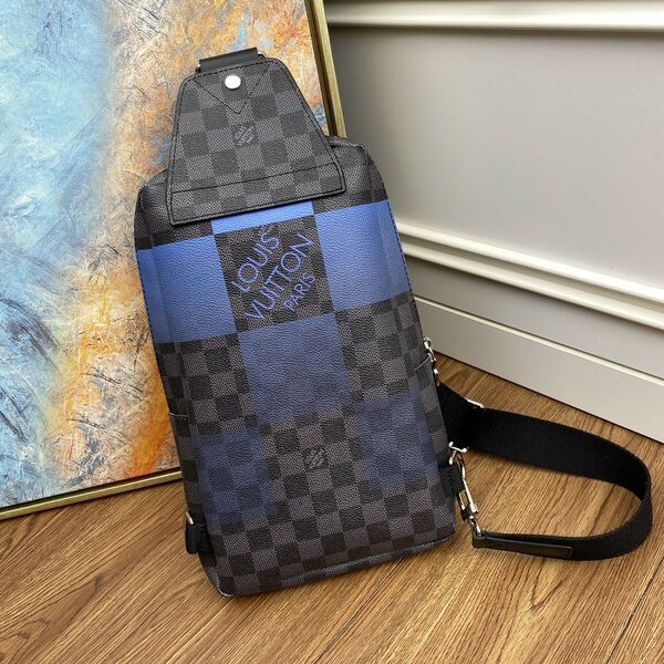 Мужская сумка слинг Louis Vuitton Avenue мужской канва синий 76589-3