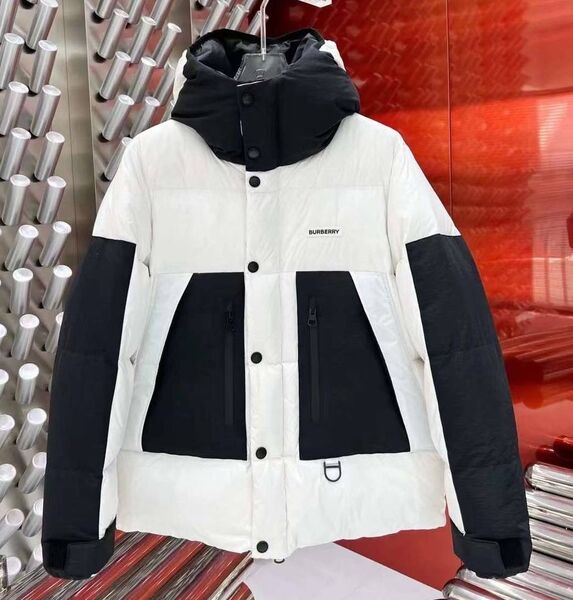 Мужской пуховик Burberry мужской белый 161336