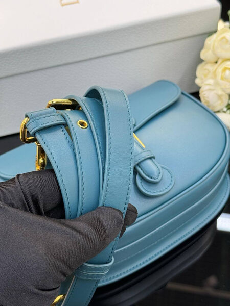 Сумка Christian Dior Bobby женский кожа бирюзовый 142001-7
