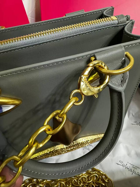 Сумка Schiaparelli женский кожа графитовый 174274-9