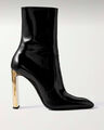 Ботильоны Saint Laurent женский кожа черный 129579-5