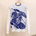 Мужской свитер Burberry мужской вязаная ткань белый 161696-1