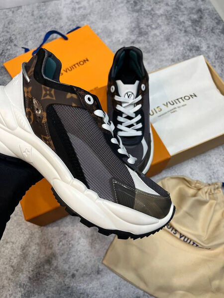 Кроссовки Louis Vuitton женский сетка графитовый 126110-2